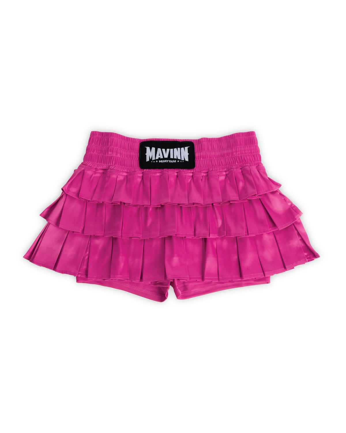 Muay Thai Shorts - SATIN SKIRT SERIES - Bright Pink