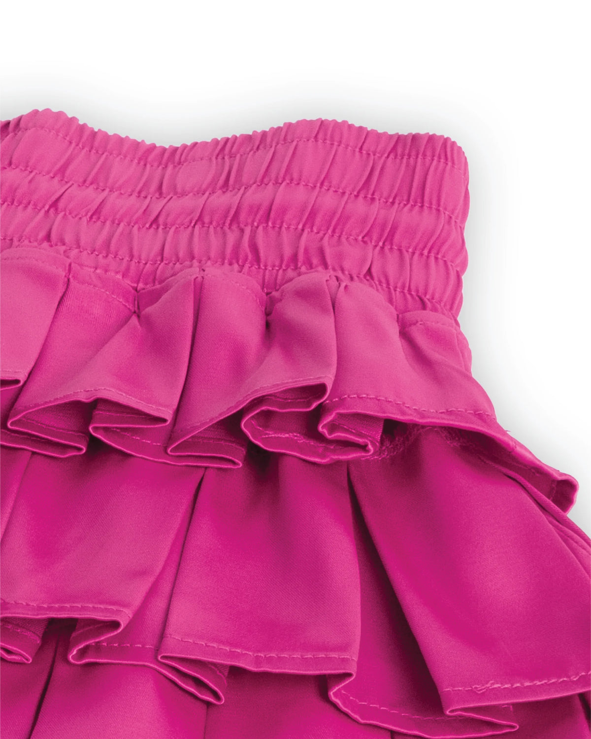 Muay Thai Shorts - SATIN SKIRT SERIES - Bright Pink