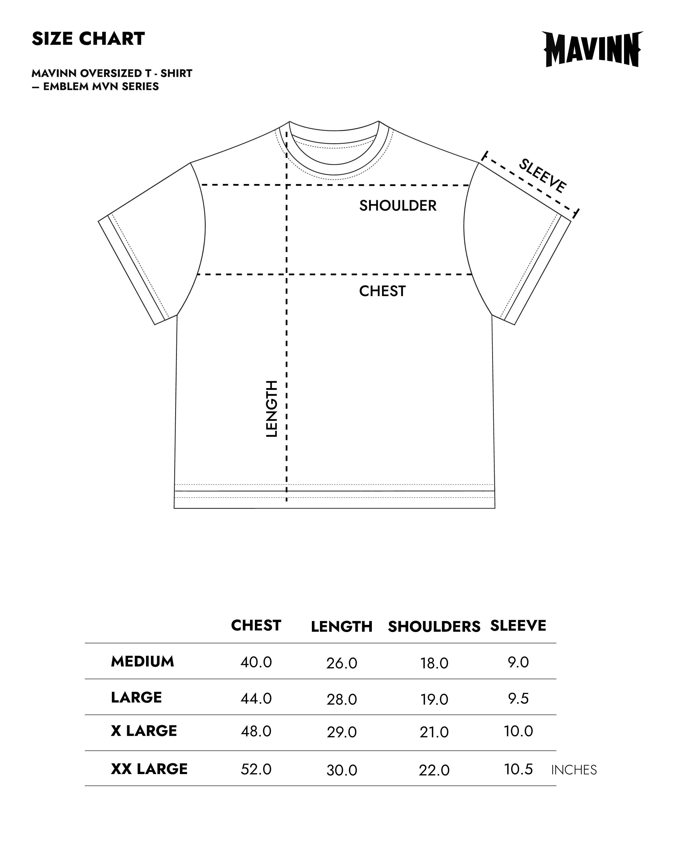 Oversized T-Shirt - EMBLEM MVN SERIES
