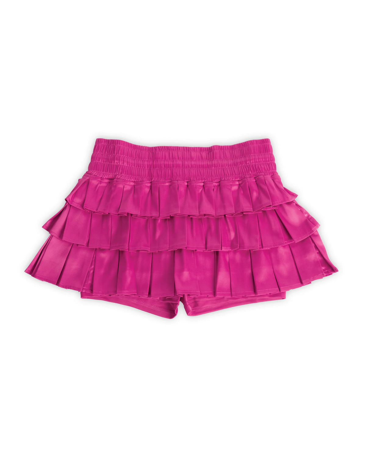 Muay Thai Shorts - SATIN SKIRT SERIES - Bright Pink