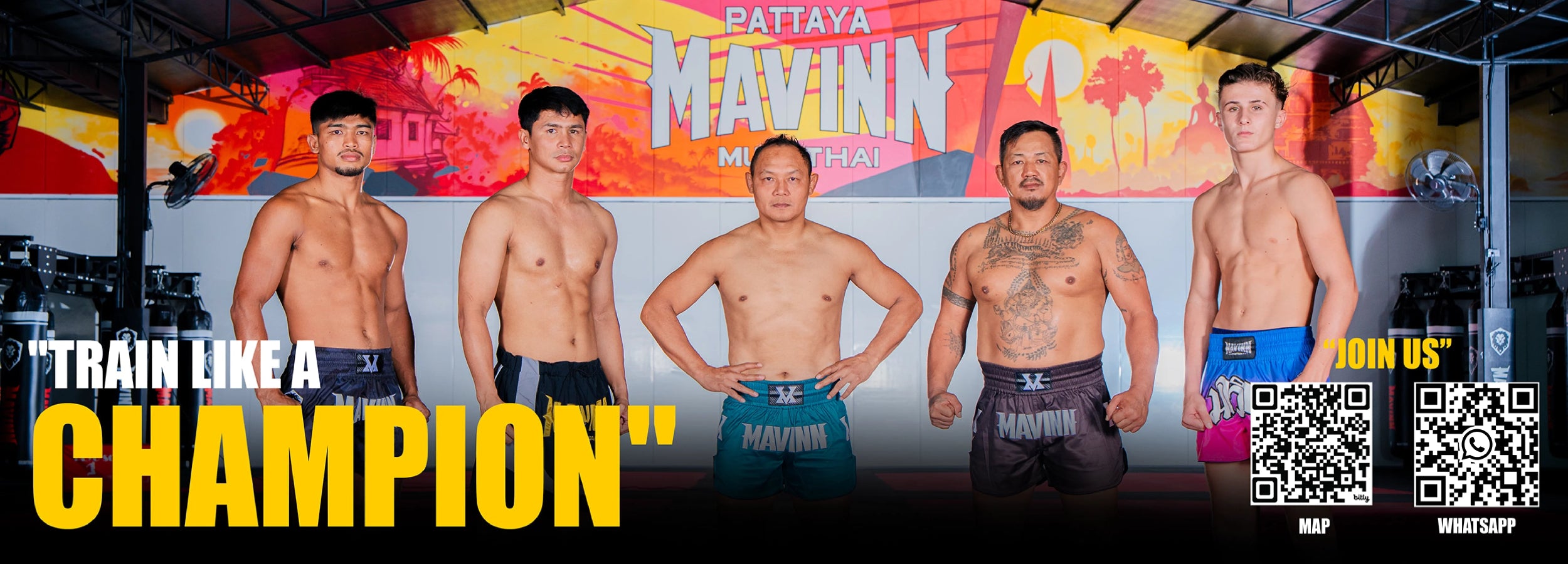 train muay thai at MAVINN muay thai pattaya thailand
