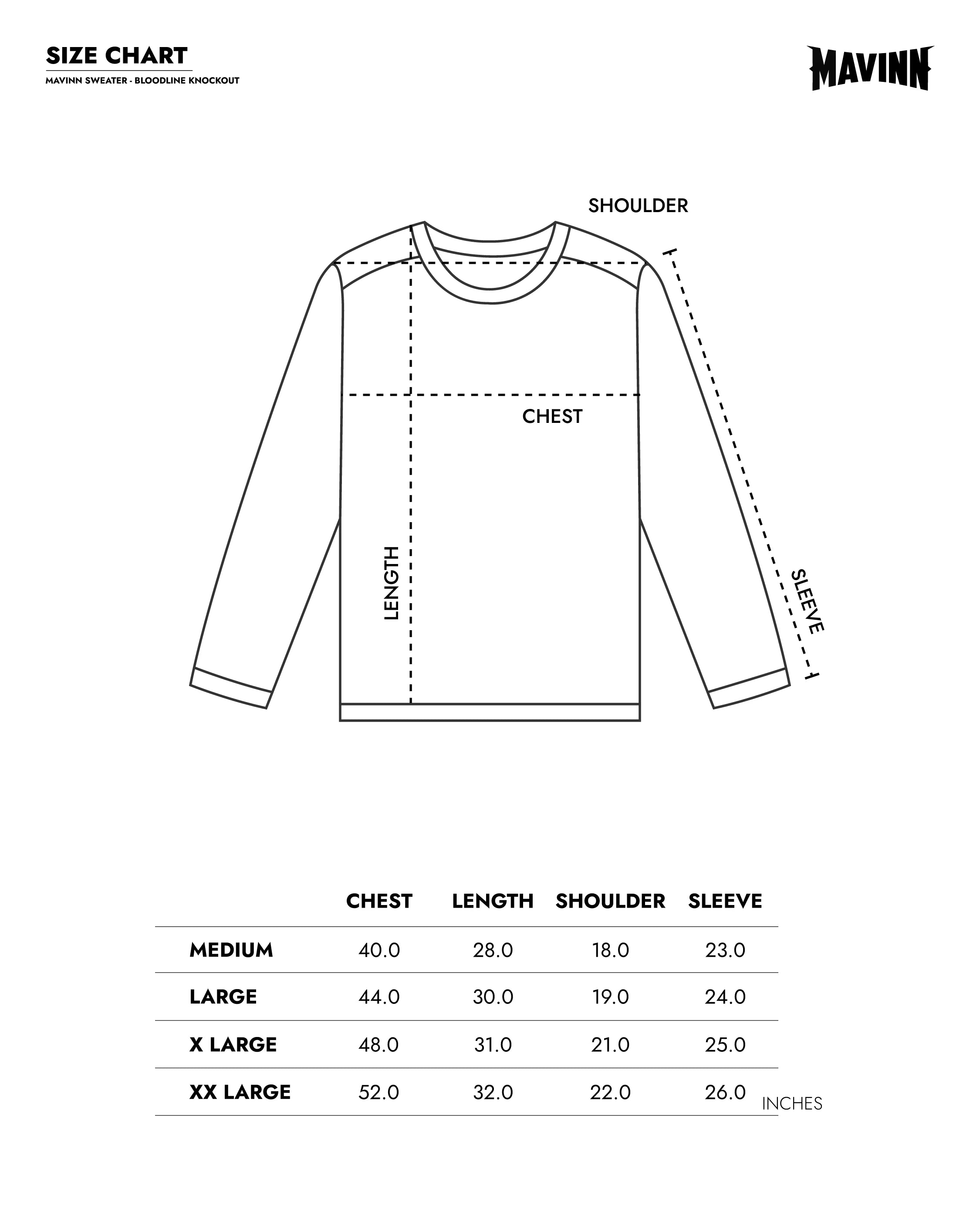 SWEATER - BLOODLINE KNOCKOUT